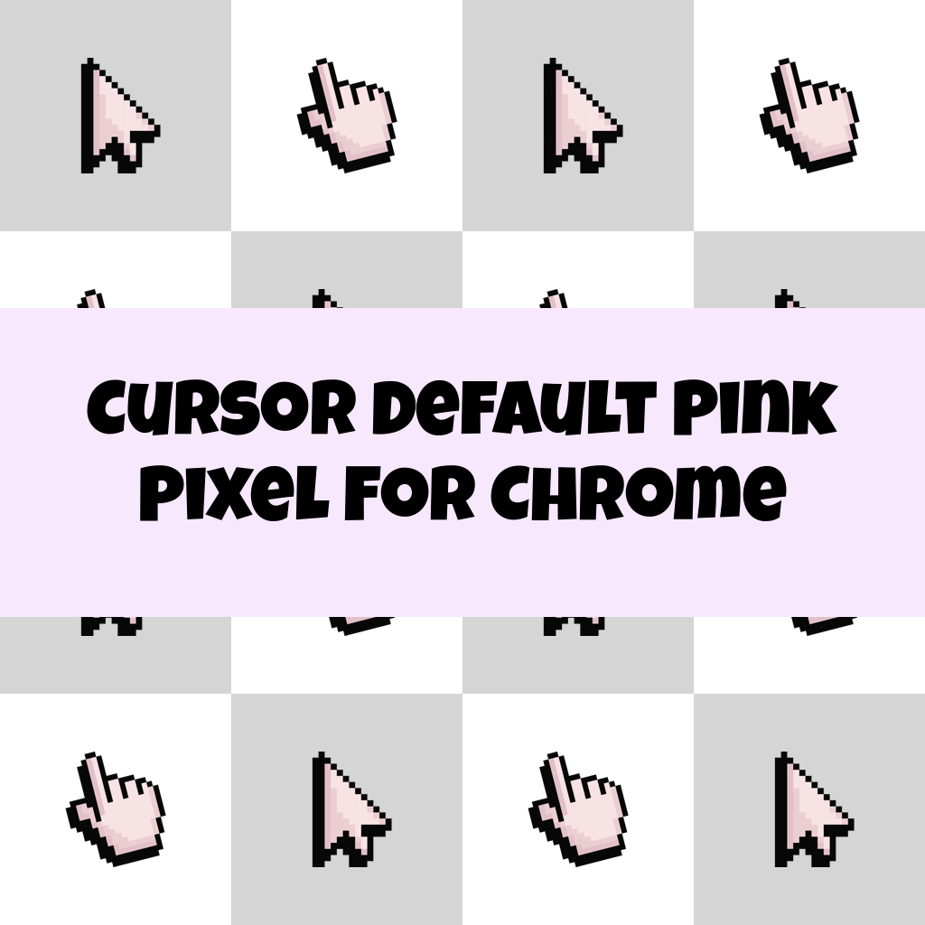 Cursor Default Pink Pixel For Chrome